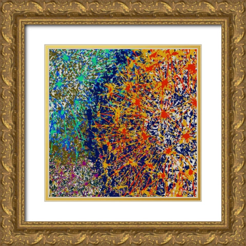 Profusion I Gold Ornate Wood Framed Art Print with Double Matting by Burghardt, James