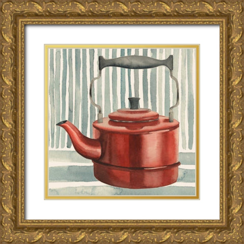 Cafe au Lait I Gold Ornate Wood Framed Art Print with Double Matting by Popp, Grace