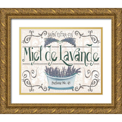 Vintage Soap Design I Gold Ornate Wood Framed Art Print with Double Matting by Popp, Grace