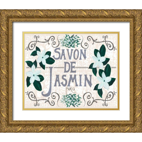 Vintage Soap Design II Gold Ornate Wood Framed Art Print with Double Matting by Popp, Grace