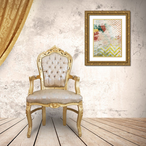 Signboard Signals I Gold Ornate Wood Framed Art Print with Double Matting by Vess, June Erica