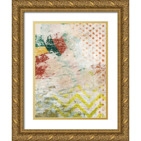 Signboard Signals I Gold Ornate Wood Framed Art Print with Double Matting by Vess, June Erica