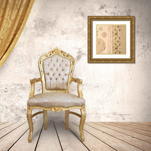 Calm I Gold Ornate Wood Framed Art Print with Double Matting by Orlov, Irena
