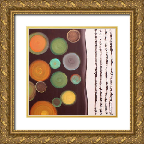 Balance II Gold Ornate Wood Framed Art Print with Double Matting by Orlov, Irena