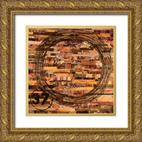 Corporate Life I Gold Ornate Wood Framed Art Print with Double Matting by Avondet, Natalie
