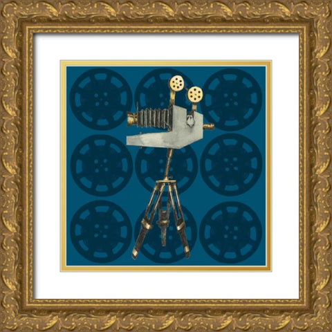 Vintage Film III Gold Ornate Wood Framed Art Print with Double Matting by Popp, Grace