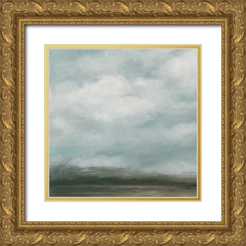 Cloud Mist I Gold Ornate Wood Framed Art Print with Double Matting by Harper, Ethan