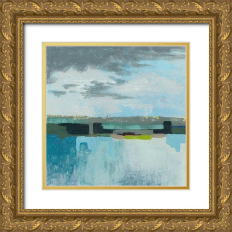 A Day at the Sea I Gold Ornate Wood Framed Art Print with Double Matting by Popp, Grace