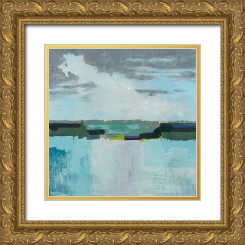 A Day at the Sea II Gold Ornate Wood Framed Art Print with Double Matting by Popp, Grace