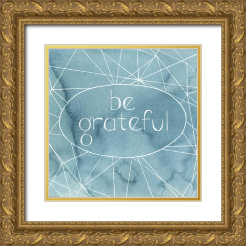 Inspired Watercolors IV Gold Ornate Wood Framed Art Print with Double Matting by Popp, Grace