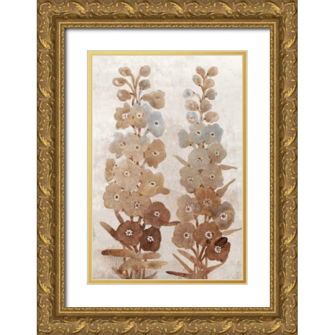Wildflower Branch II Gold Ornate Wood Framed Art Print with Double Matting by OToole, Tim