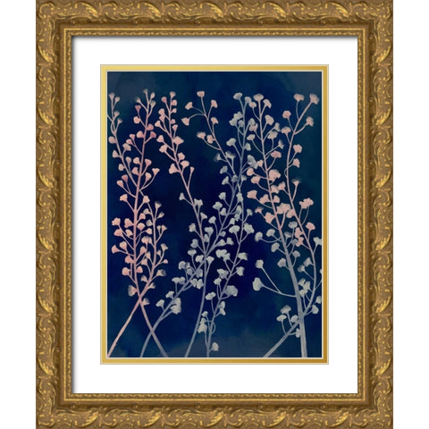 Midnight Haze II Gold Ornate Wood Framed Art Print with Double Matting by Popp, Grace
