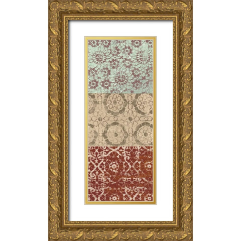 Aesthetic Board I Gold Ornate Wood Framed Art Print with Double Matting by Saunders, Alonzo