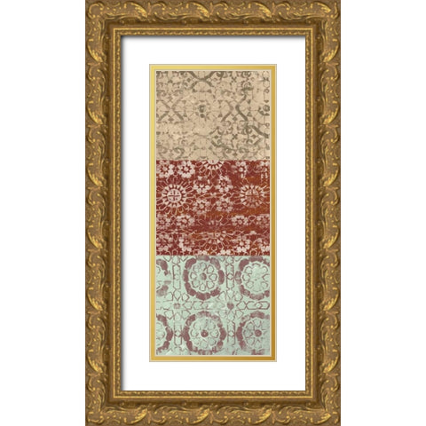 Aesthetic Board II Gold Ornate Wood Framed Art Print with Double Matting by Saunders, Alonzo