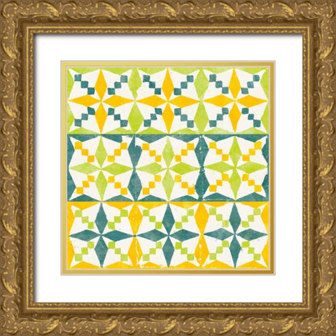 Connection I Gold Ornate Wood Framed Art Print with Double Matting by Saunders, Alonzo