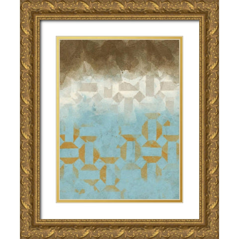 Shifting Sky I Gold Ornate Wood Framed Art Print with Double Matting by Saunders, Alonzo