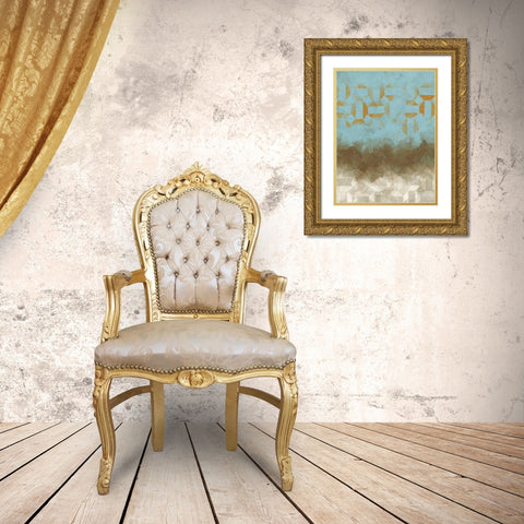 Shifting Sky II Gold Ornate Wood Framed Art Print with Double Matting by Saunders, Alonzo