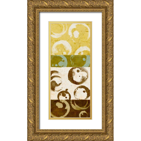 Stained Goodness I Gold Ornate Wood Framed Art Print with Double Matting by Saunders, Alonzo