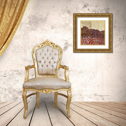 Treeline Dream I Gold Ornate Wood Framed Art Print with Double Matting by Saunders, Alonzo