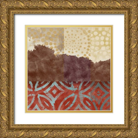 Treeline Dream I Gold Ornate Wood Framed Art Print with Double Matting by Saunders, Alonzo