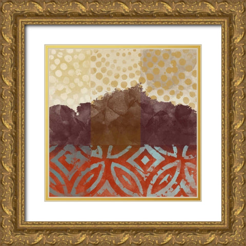 Treeline Dream II Gold Ornate Wood Framed Art Print with Double Matting by Saunders, Alonzo