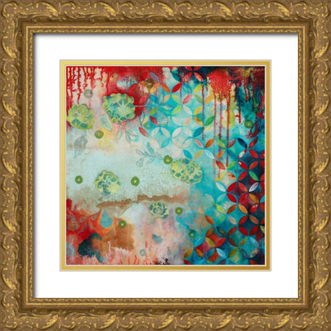 Counting Myself Lucky Gold Ornate Wood Framed Art Print with Double Matting by Robinson, Heather