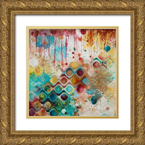 For the Sake of Richness Gold Ornate Wood Framed Art Print with Double Matting by Robinson, Heather