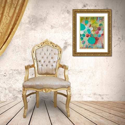 Hope Springs II Gold Ornate Wood Framed Art Print with Double Matting by Robinson, Heather