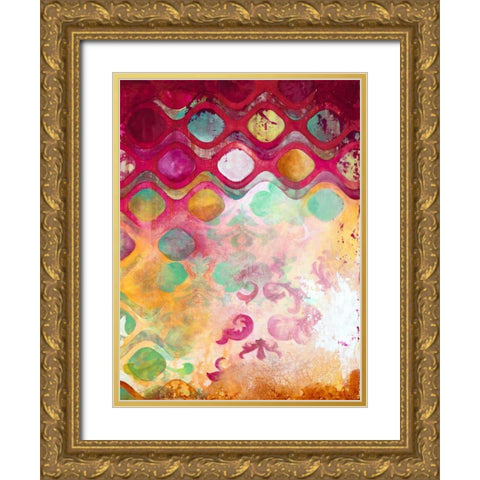 Overload II Gold Ornate Wood Framed Art Print with Double Matting by Robinson, Heather