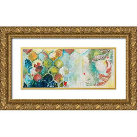 Abundance II Gold Ornate Wood Framed Art Print with Double Matting by Robinson, Heather