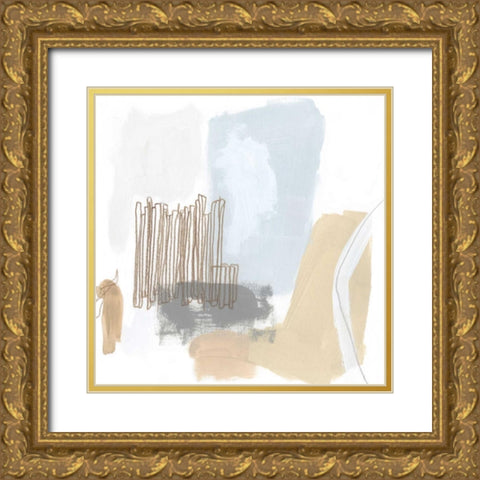 Overture I Gold Ornate Wood Framed Art Print with Double Matting by Vess, June Erica