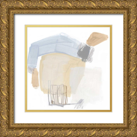 Overture IV Gold Ornate Wood Framed Art Print with Double Matting by Vess, June Erica