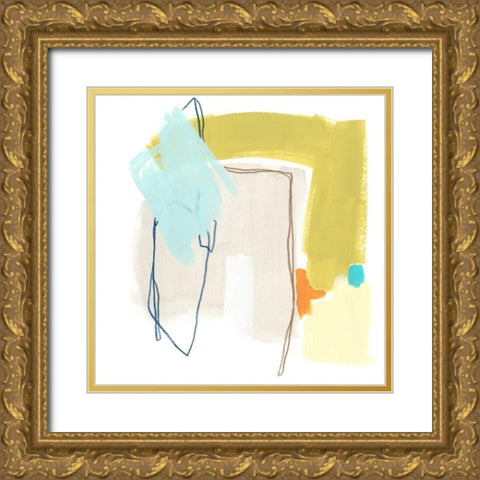 Adagio II Gold Ornate Wood Framed Art Print with Double Matting by Vess, June Erica