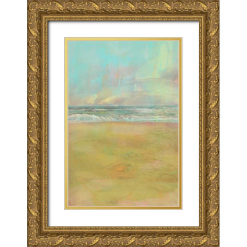 Summer Souvenir I Gold Ornate Wood Framed Art Print with Double Matting by Zarris, Chariklia