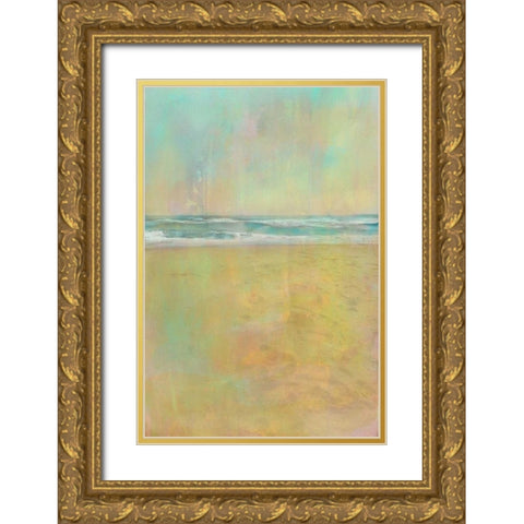 Summer Souvenir II Gold Ornate Wood Framed Art Print with Double Matting by Zarris, Chariklia