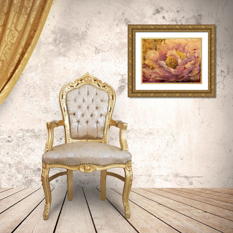 Floral in Bloom I Gold Ornate Wood Framed Art Print with Double Matting by OToole, Tim