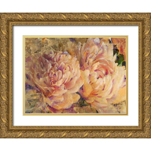 Floral in Bloom III Gold Ornate Wood Framed Art Print with Double Matting by OToole, Tim