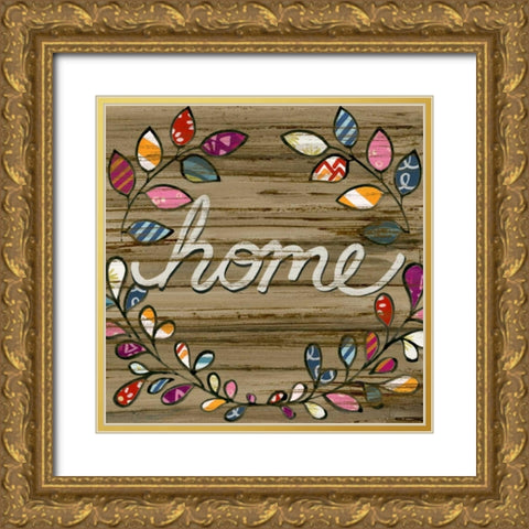 Love and Laughter IV Gold Ornate Wood Framed Art Print with Double Matting by Vess, June Erica