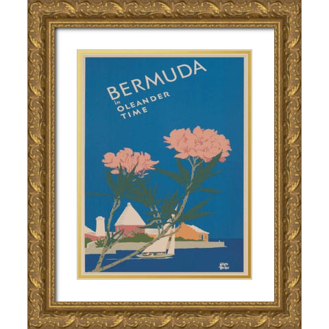 See South America V Gold Ornate Wood Framed Art Print with Double Matting by Studio W