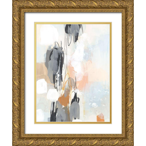 Elevation II Gold Ornate Wood Framed Art Print with Double Matting by Vess, June Erica