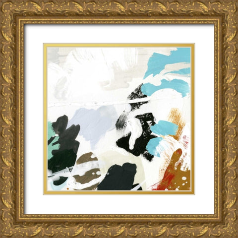 Syncopation III Gold Ornate Wood Framed Art Print with Double Matting by Vess, June Erica