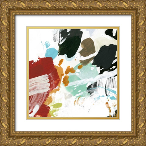 Syncopation IV Gold Ornate Wood Framed Art Print with Double Matting by Vess, June Erica