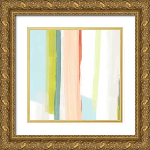Litmus I Gold Ornate Wood Framed Art Print with Double Matting by Vess, June Erica