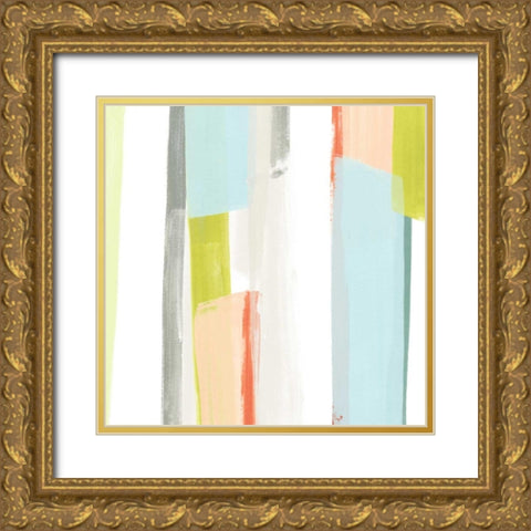 Litmus II Gold Ornate Wood Framed Art Print with Double Matting by Vess, June Erica