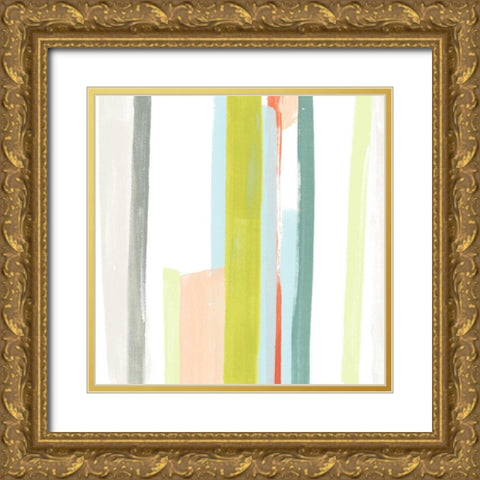 Litmus III Gold Ornate Wood Framed Art Print with Double Matting by Vess, June Erica