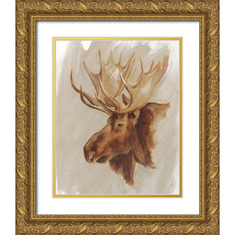 Western American Animal Study II Gold Ornate Wood Framed Art Print with Double Matting by Harper, Ethan