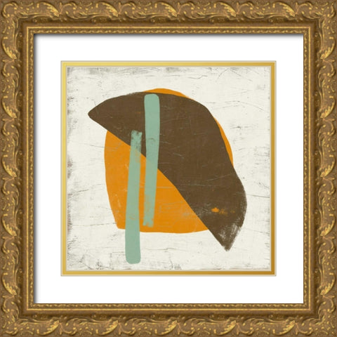 Mobile V Gold Ornate Wood Framed Art Print with Double Matting by Vess, June Erica