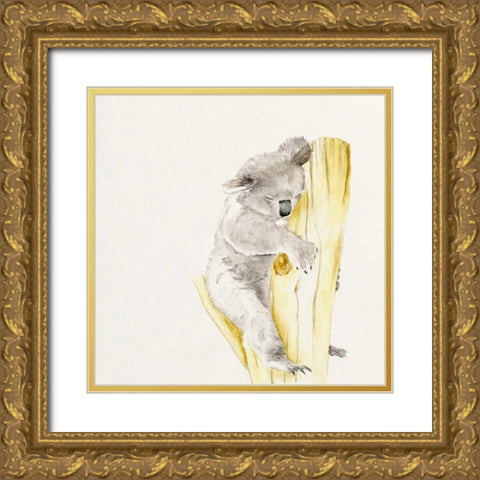 Baby Koala I Gold Ornate Wood Framed Art Print with Double Matting by Wang, Melissa