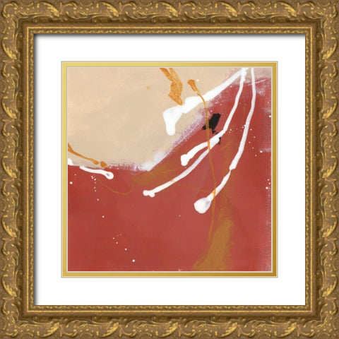 Molecular Dynamics I Gold Ornate Wood Framed Art Print with Double Matting by Vess, June Erica