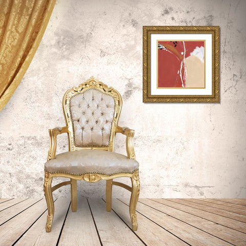 Molecular Dynamics IV Gold Ornate Wood Framed Art Print with Double Matting by Vess, June Erica